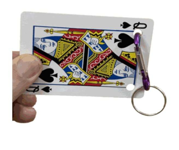 Jumping Keychain - Schlüsselanhänger durch Karte Zaubertrick