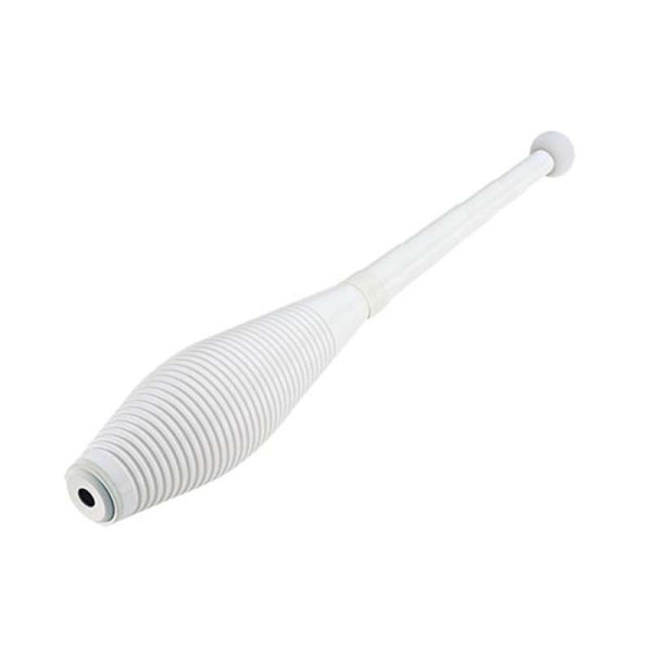 Pirouette Grip Jonglierkeule - weiss uni