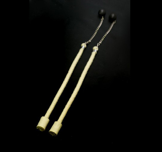 Wing Poi Feuer - mit Silikon Kugelgriff