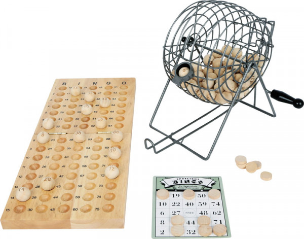 Bingo Spiel mit Holzkugeln