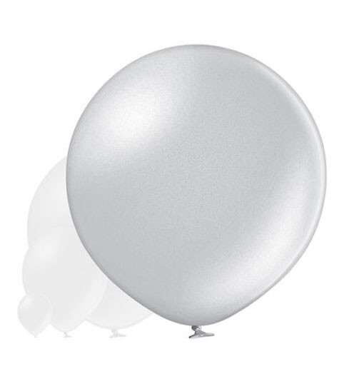 Riesenballon 55cm - silber