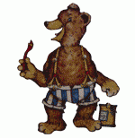 Bastelbogen DIN A5 - Honigbär