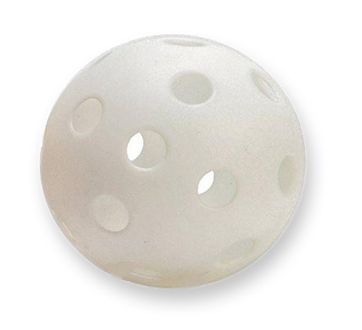 Unihockeybälle 3-pack weiss