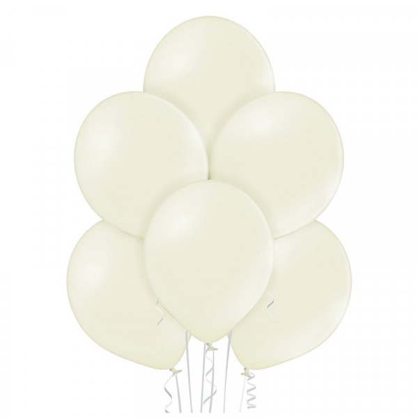 Deko Luftballons 33cm - Set mit 8 Stk - Weiss