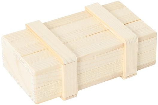 Trickkiste aus Holz - natur