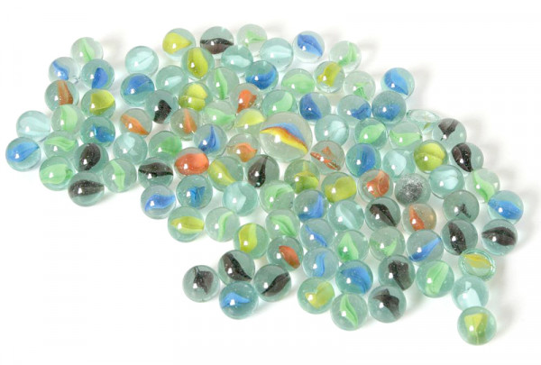 Katzenaugenmurmeln - Set mit 101 Stück