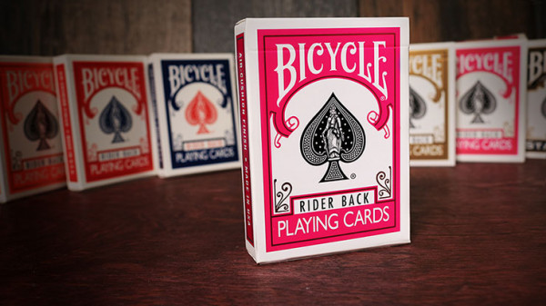 Bicycle Karten - Rider Back - Pink
