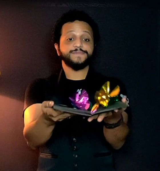 Brieftasche zaubert endlos Blumen - Zaubertrick