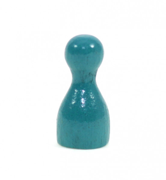 Ersatz Spielfigur aus Holz - Petrol - 10/20mm