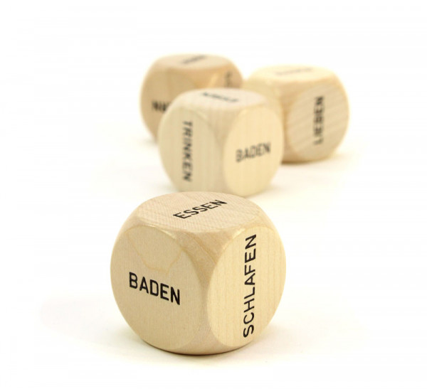 Beschriebener Holzwürfel 30mm - Was tun?