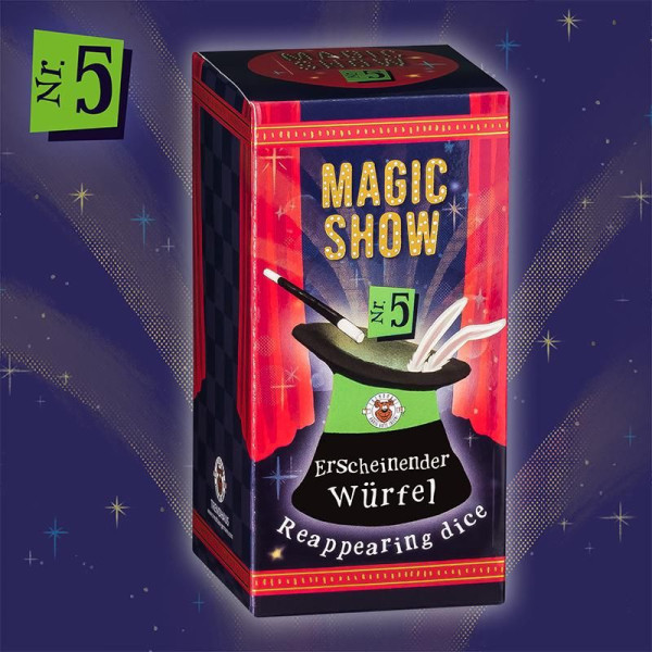 Erscheinender Würfel - Magic Show Zaubertrick Nr 5