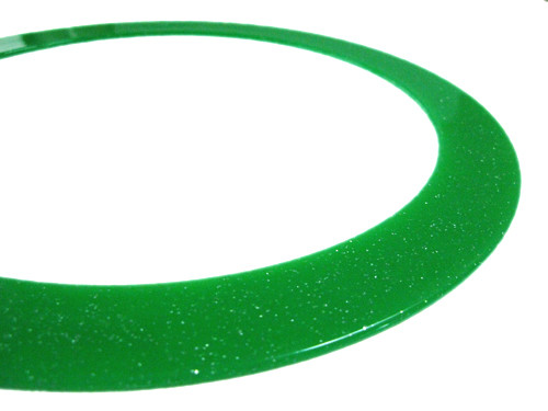 Glitterring - der Glitzerige - grün