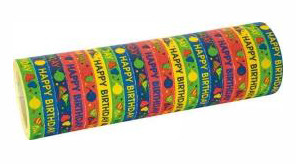 Luftschlangen Happy Birthday