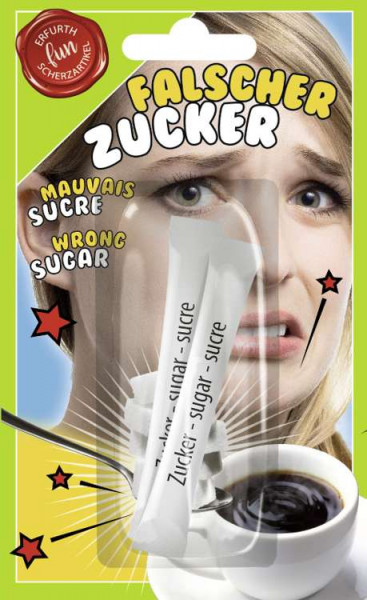 Falscher Zucker - Scherzartikel