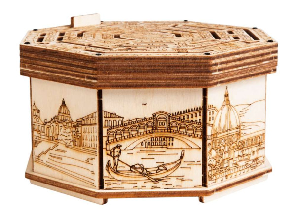 Escape Welt - Rätselbox Wooden Secret MAZE BOX