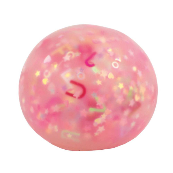 Buchstaben Alphabet Glitter Ball