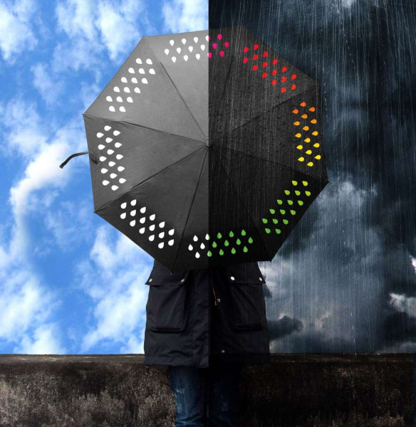 Farbwechselnder Regenschirm - Colour Change Umbrella