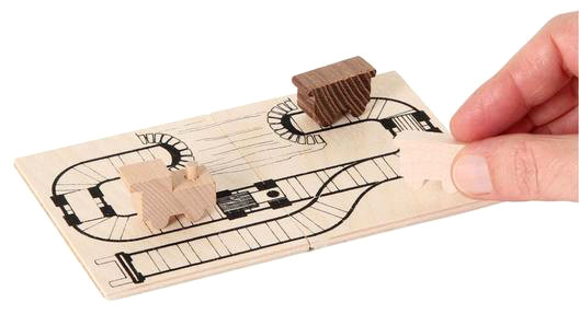 Zug Spiel - Taschenpuzzle