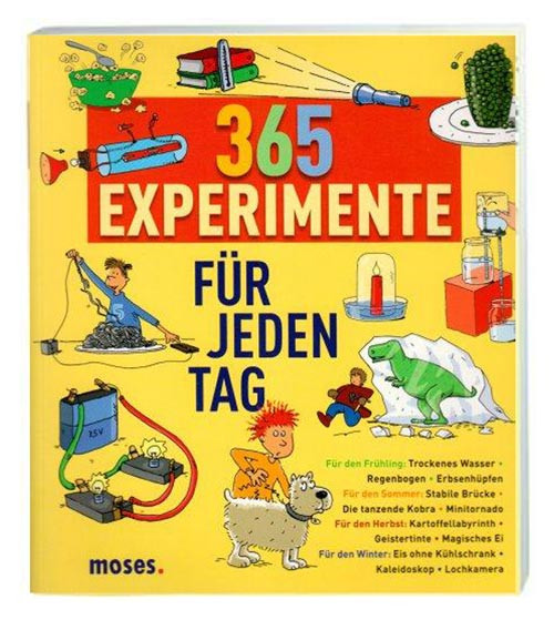 Buch mit 365 Experimenten für jeden Tag