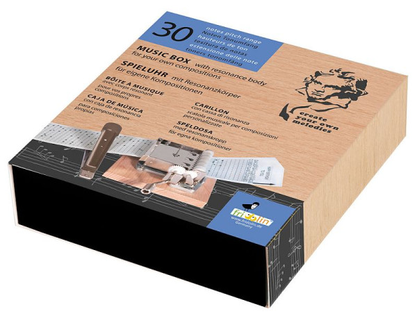 Fundgrube - 30-Ton Lochstreifen-Spieluhr für eigene Melodien - defekte Verpackung