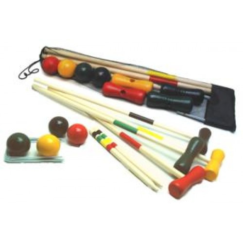 Croquet Spiel für 4 Spieler