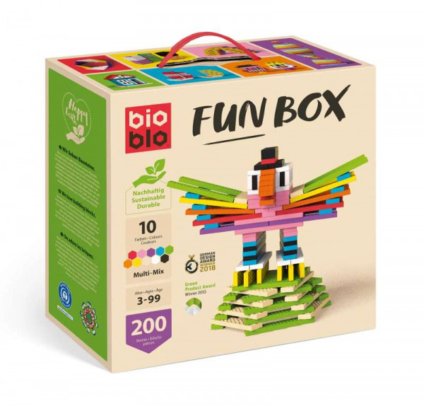 Bioblo - Fun Box Multi, 200 Bausteine