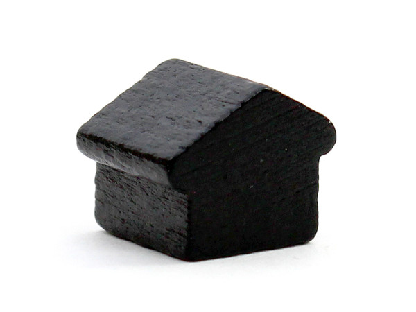 Spielfigur Monopoly Haus - Schwarz