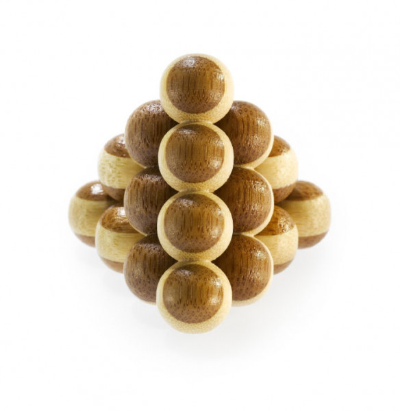 Bamboo Puzzle Cannon Balls * - Geduldspiel aus Bambusholz