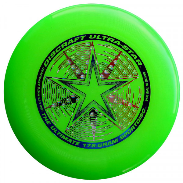Frisbee Ultra Star grün - 175 g - Discraft