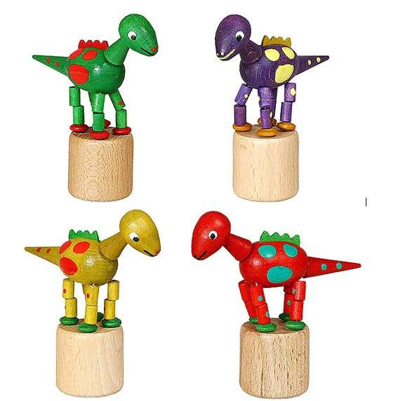 Wackeltier Dino - aus Holz