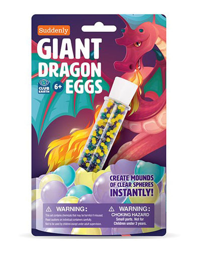 Wachsende Drachen-Eier - Sensorik Dragon Eggs