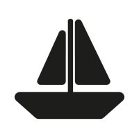 Ministempel Segelboot