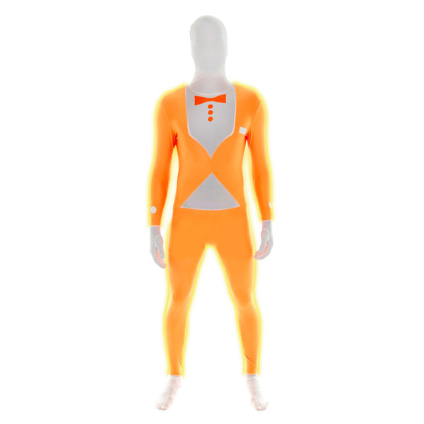 Ganzkörperanzug Morphsuits - Tuxedo Orange Glow (XL)