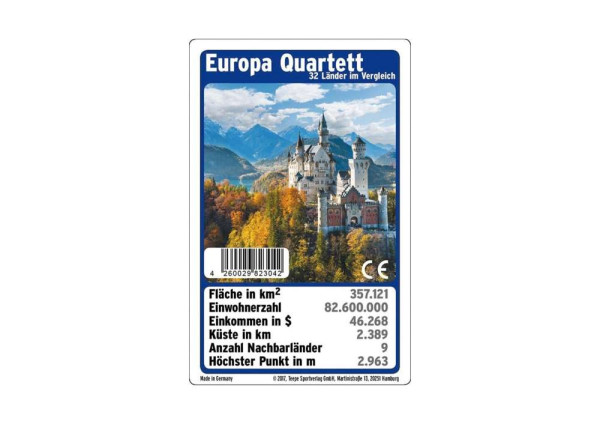 Europa Quartett - 32 Länder im Vergleich
