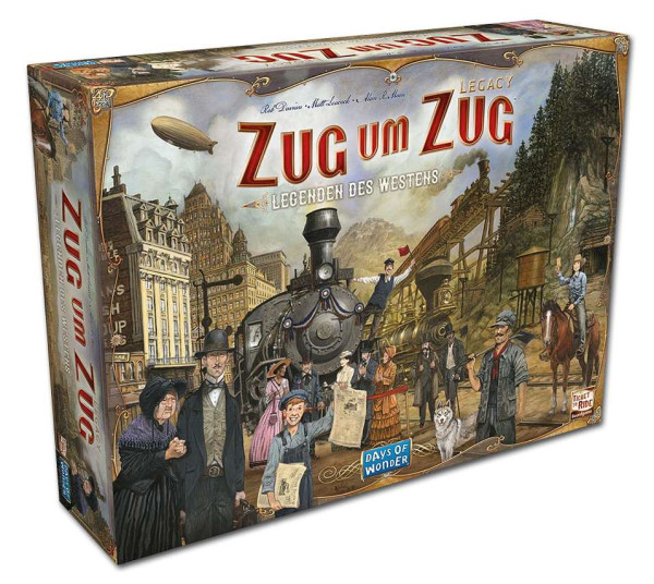 Zug um Zug Legacy - Ticket to Ride - Legenden des Westens