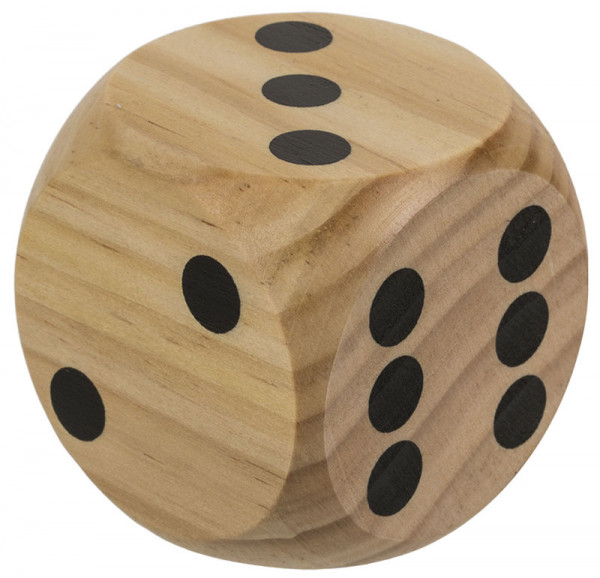 Holzwürfel 6cm - natur