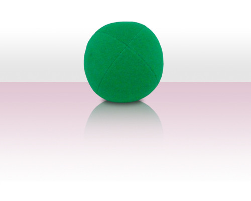 Jonglierball Beanbag Velours - grün