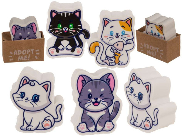 Radierer Katze - Preis pro Stück