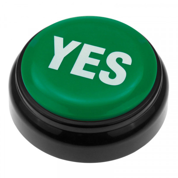 Yes-Button Buzzer