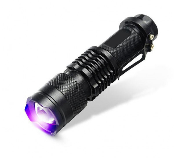 UV Taschenlampe mit Zoom