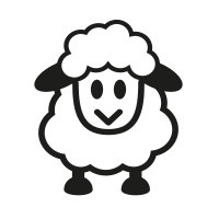 Ministempel Schaf aus der Serie 4