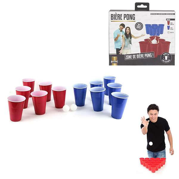 Bier Pong Game Set kaufen Das ultimative Trinkspiel Jugglux Jonglierartikel Spiele