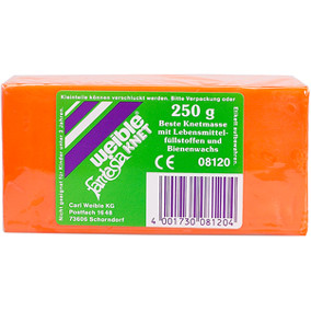 Kinder- und Spielknete - Block a 250g - orange