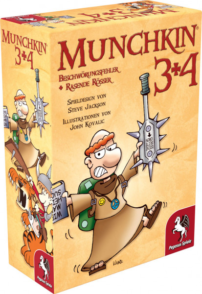 Munchkin 3 + 4 - Kartenspiel