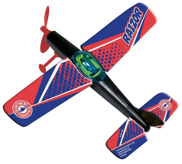 Flugzeug mit Gummiband-Motor Raizor