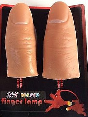 zwei leuchtende Daumen - Zaubertrick