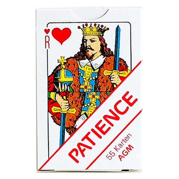 Patience-Karten - rot