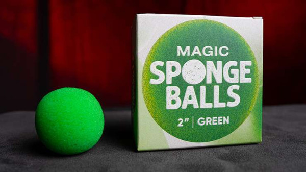 Sponge Ball 5cm - grün - Set mit 4 Stück