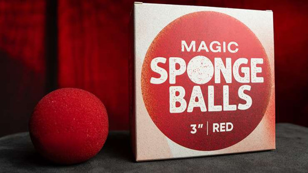 Sponge Ball 7.5cm - rot - Preis pro Stück