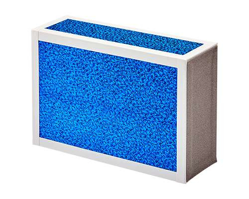 Cigarbox Glitter - blau - mit weissem Gewebeband